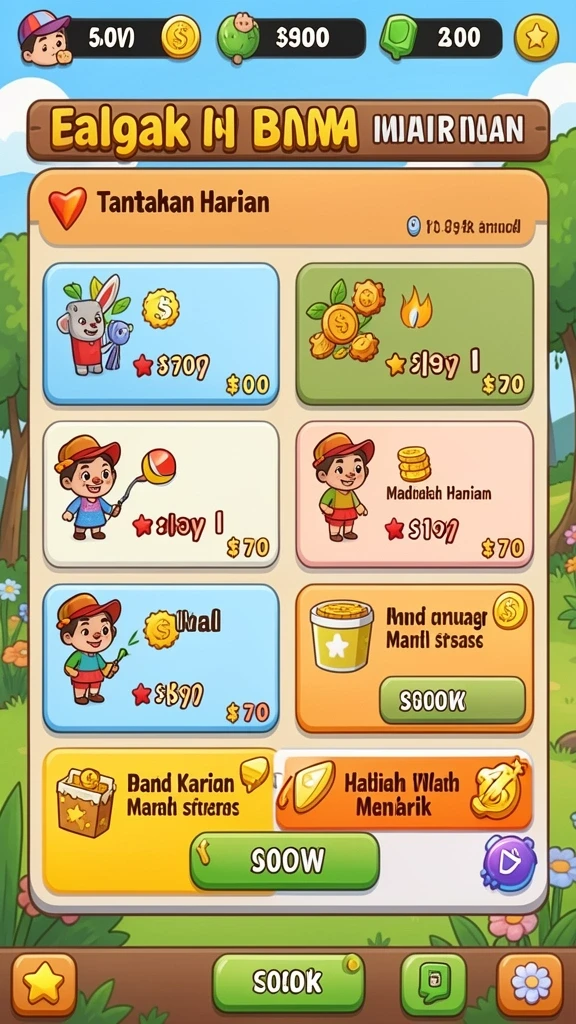 Berbagai permainan yang tersedia di 1234BETS.