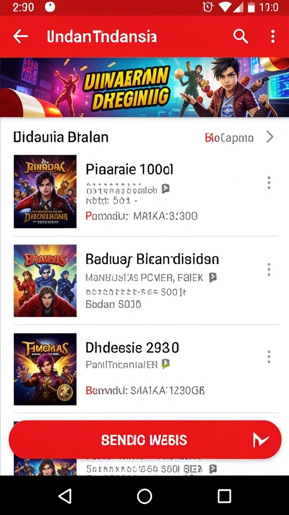 Tampilan grafik yang memukau dari mesin slot.