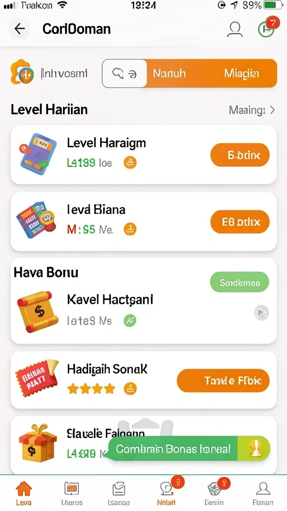 Tangkapan layar ketiga memperlihatkan leaderboard yang memicu kompetisi antar pemain.