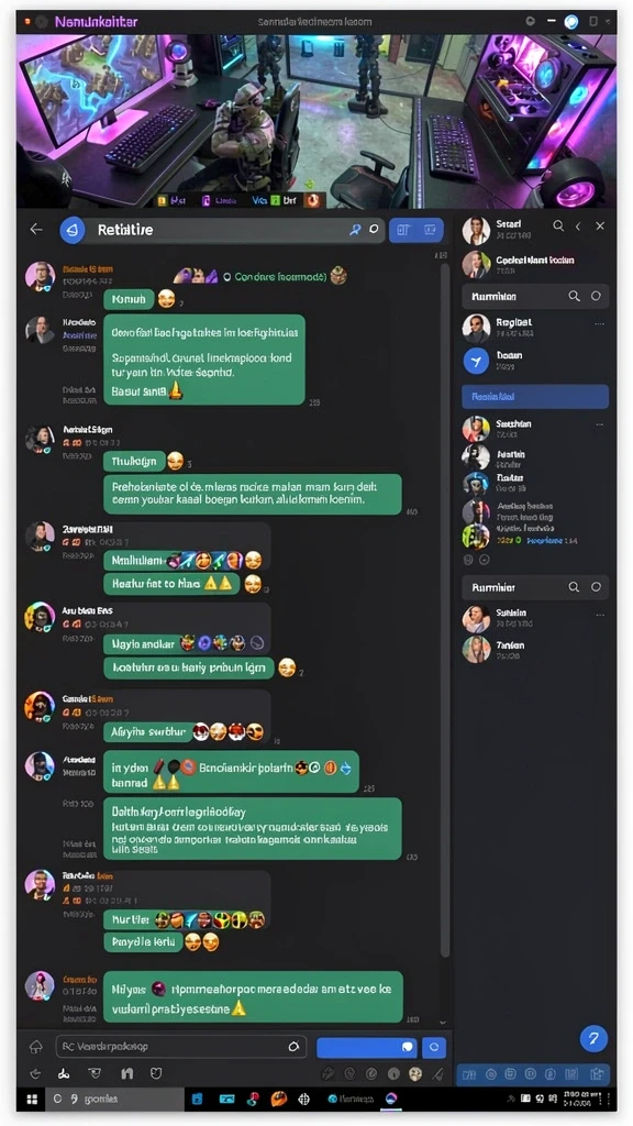 Screenshot menunjukkan karakter utama dalam aksi berani.