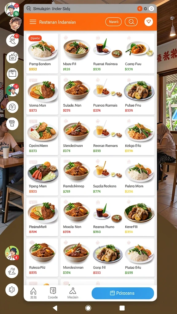 Screenshot menampilkan grafis yang memukau dan detail latar belakang.
