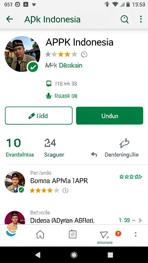 Tampilan antarmuka aplikasi yang intuitif dan menarik.