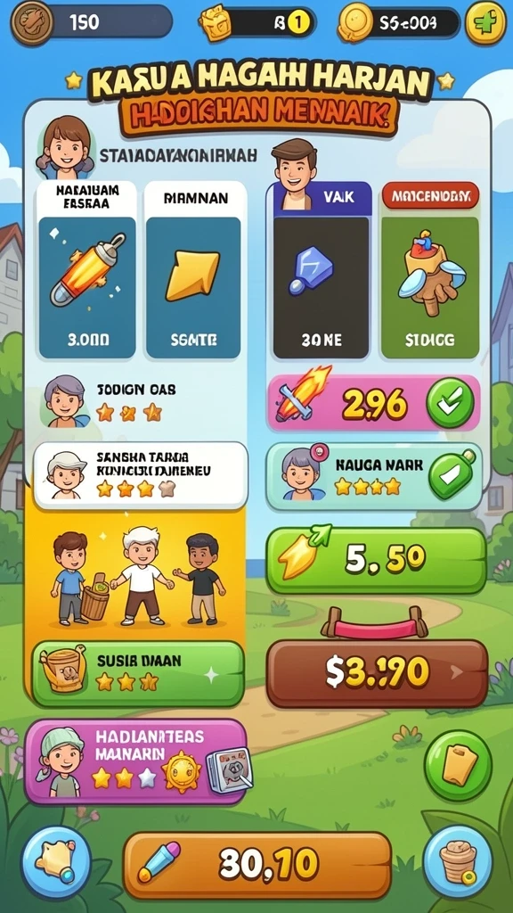 Tampilan awal yang menarik dan menggugah selera.