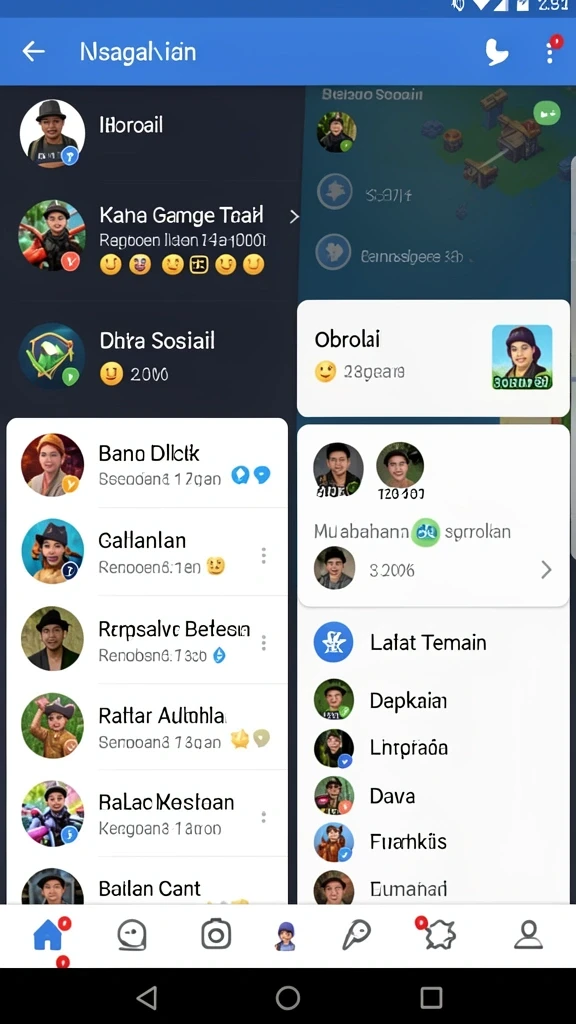Momen seru dalam gameplay yang menegangkan.