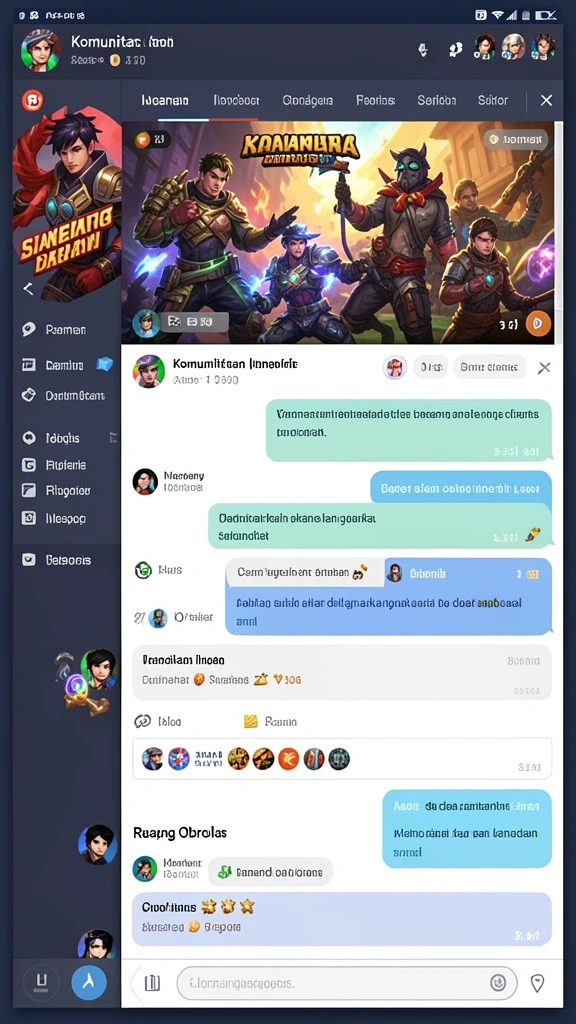 Ilustrasi gameplay saat pemain berkompetisi dalam mode multiplayer.