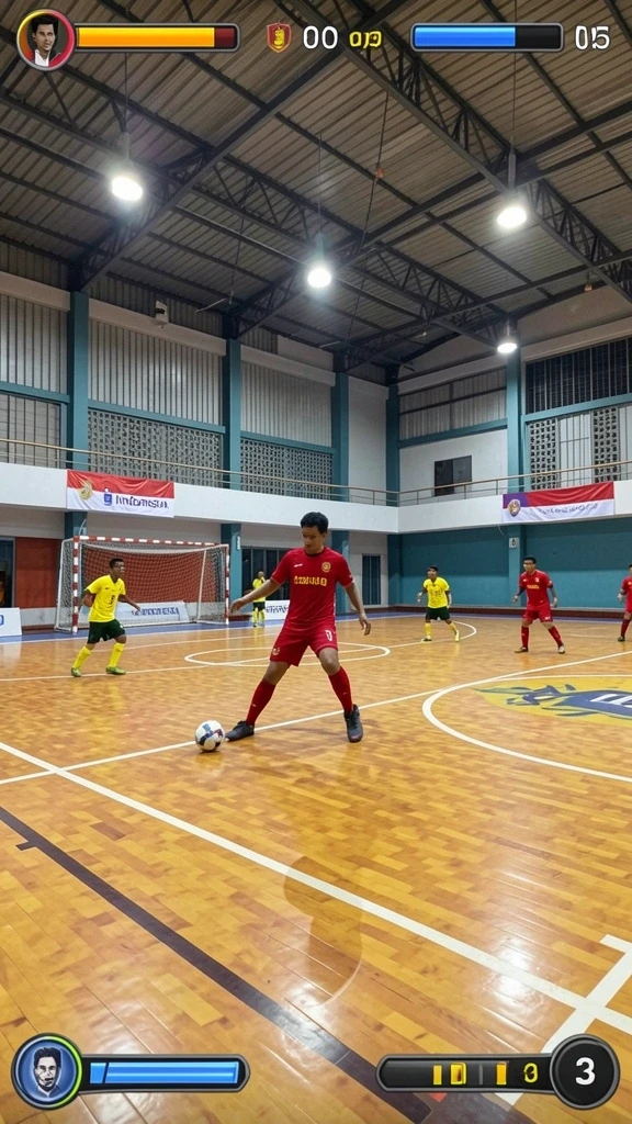 Screenshot 1: Menampilkan karakter utama dalam aksi yang mendebarkan.