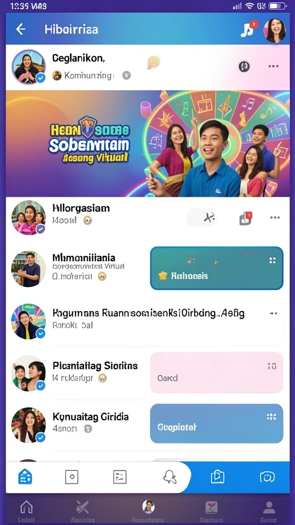 Momen seru saat berkompetisi dalam event.