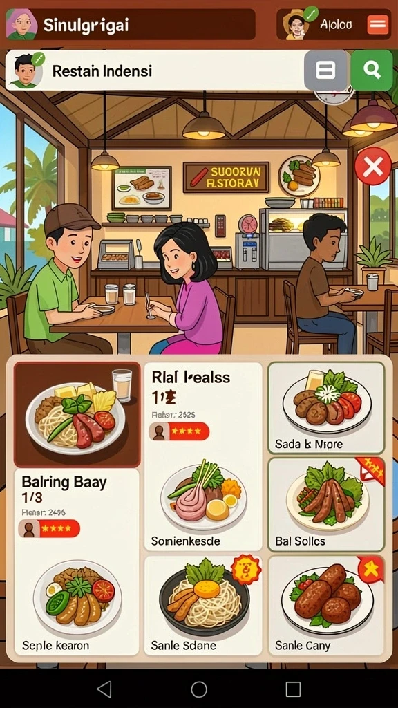 Tampilan grafis yang memukau dan detail.