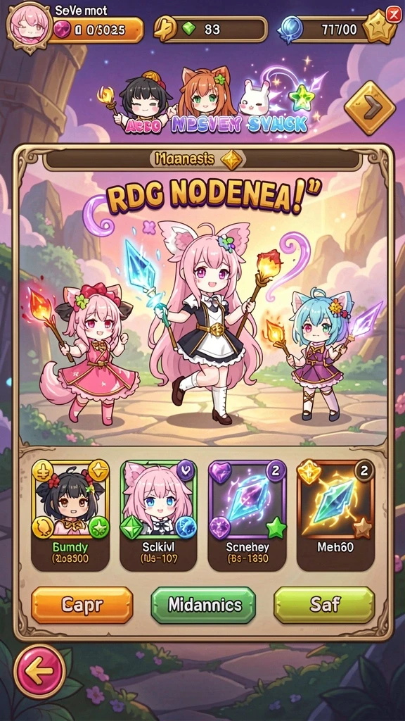 Tangkapan layar ketiga menunjukkan item power-up yang bisa ditemui di sepanjang permainan.
