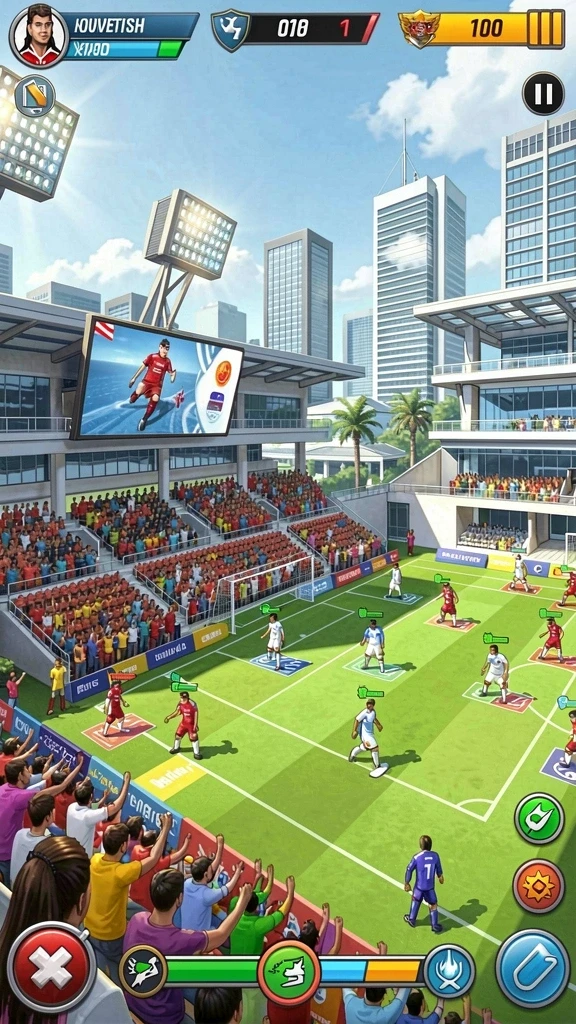 Gameplay yang seru dengan banyak tantangan.