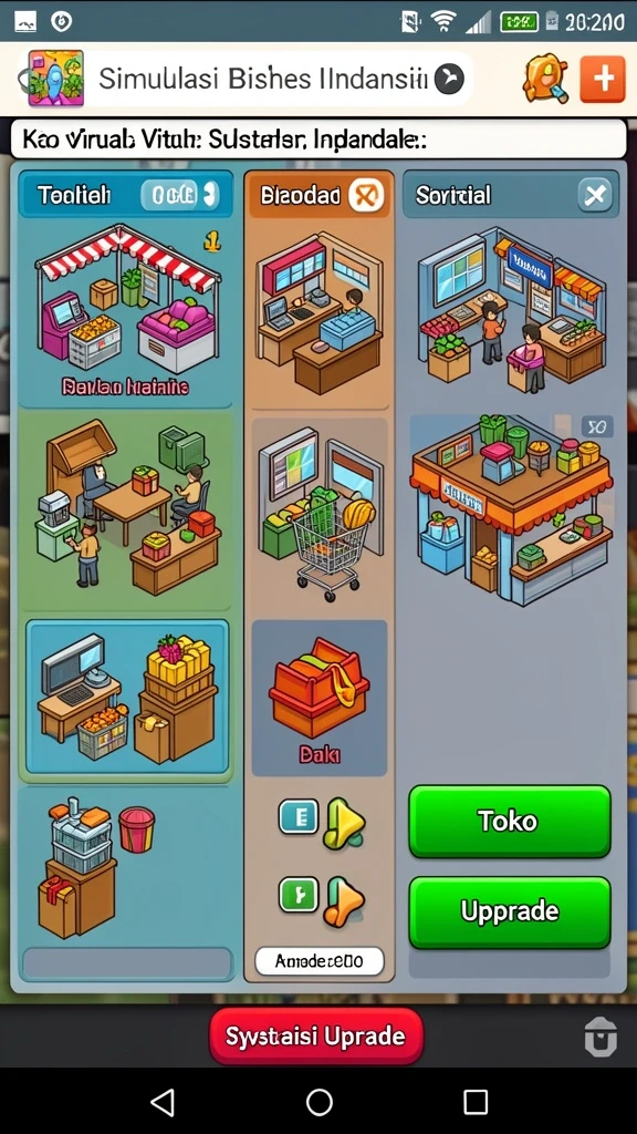 Screenshot ini menampilkan sistem reward yang memikat.