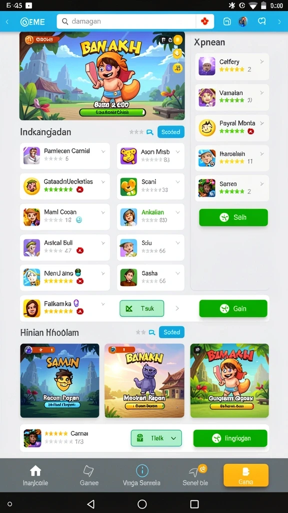 Antarmuka sederhana dan intuitif.