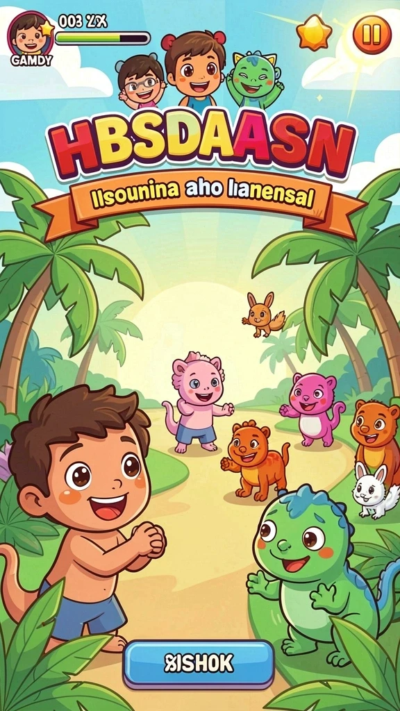 Screenshot 1: Tampilan awal karakter dalam petualangan.