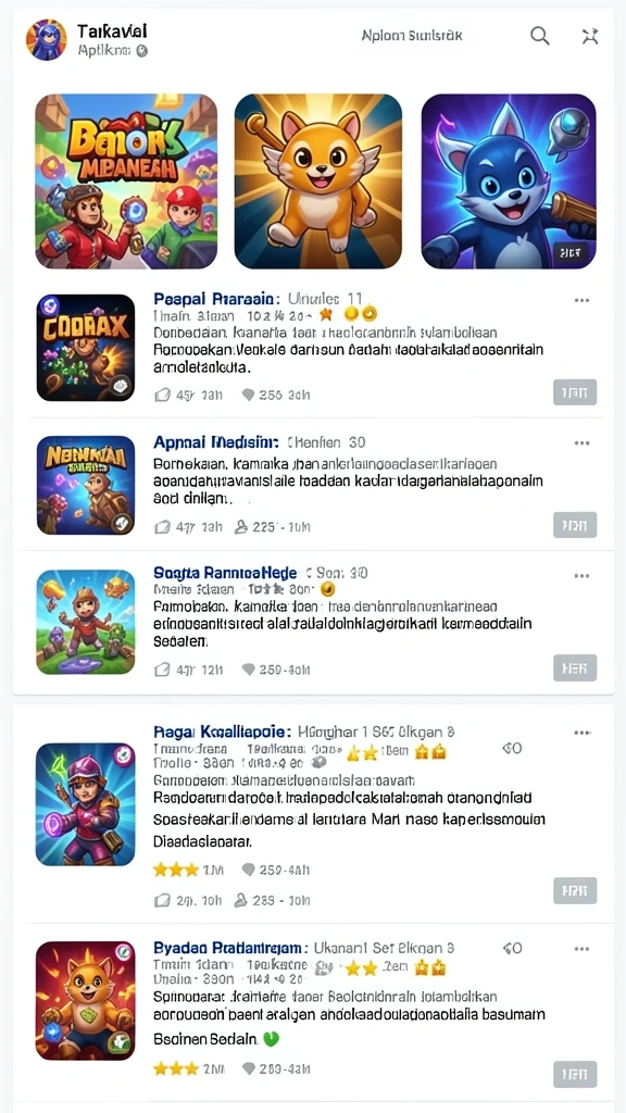 Tampilan awal permainan LNTERWIN yang menarik.
