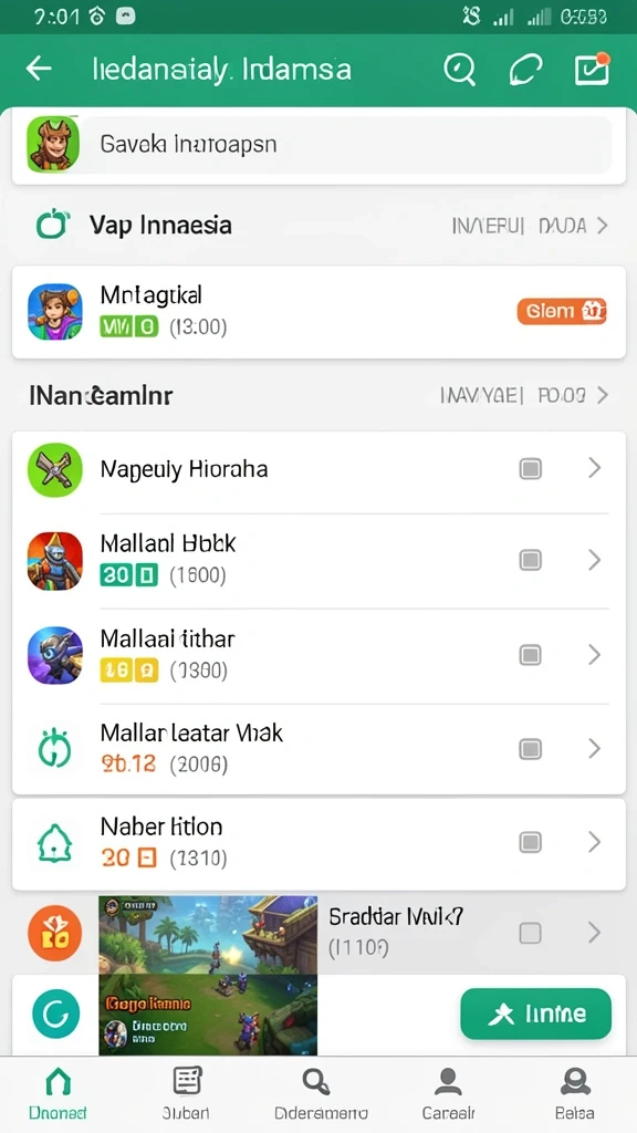 Berbagai mode permainan untuk pengalaman yang bervariasi.