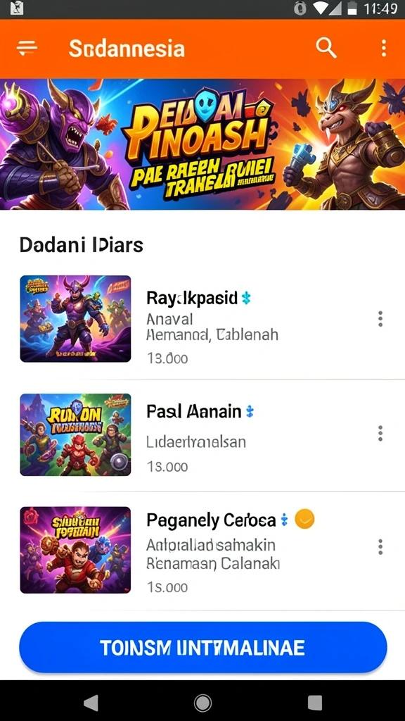 Tampilan permainan slot yang menarik dan penuh warna.