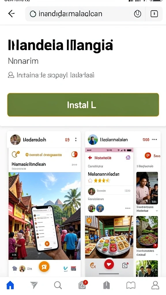 Tampilan antarmuka yang user-friendly.