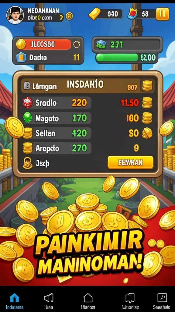 Tampilan utama MINITOTO yang menarik dan penuh warna.