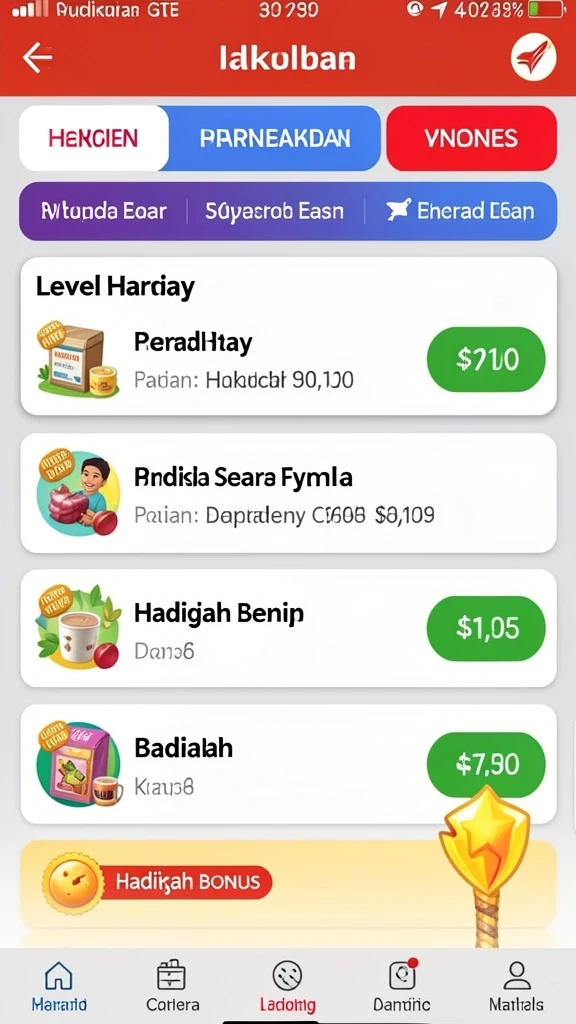 Tampilan antarmuka yang menarik dan intuitif.