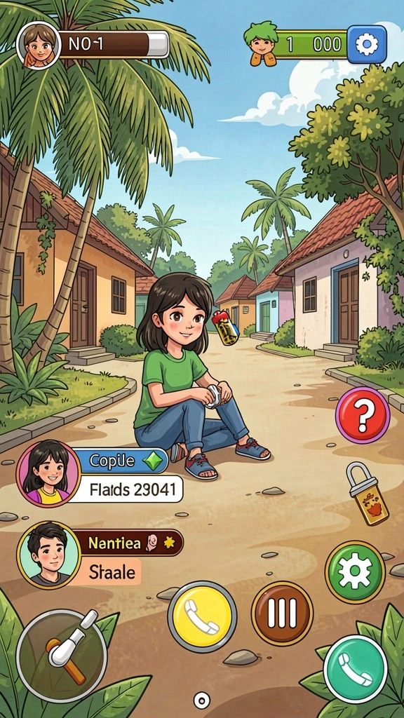 Tangkapan layar dari fitur multiplayer yang seru.
