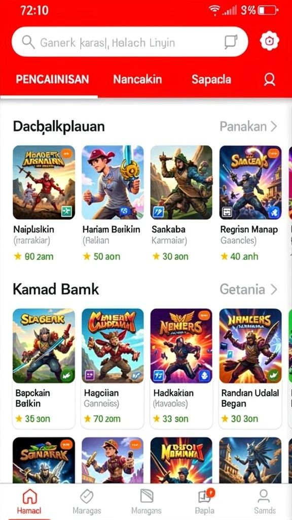 Tampilan antarmuka yang menarik dan mudah digunakan.