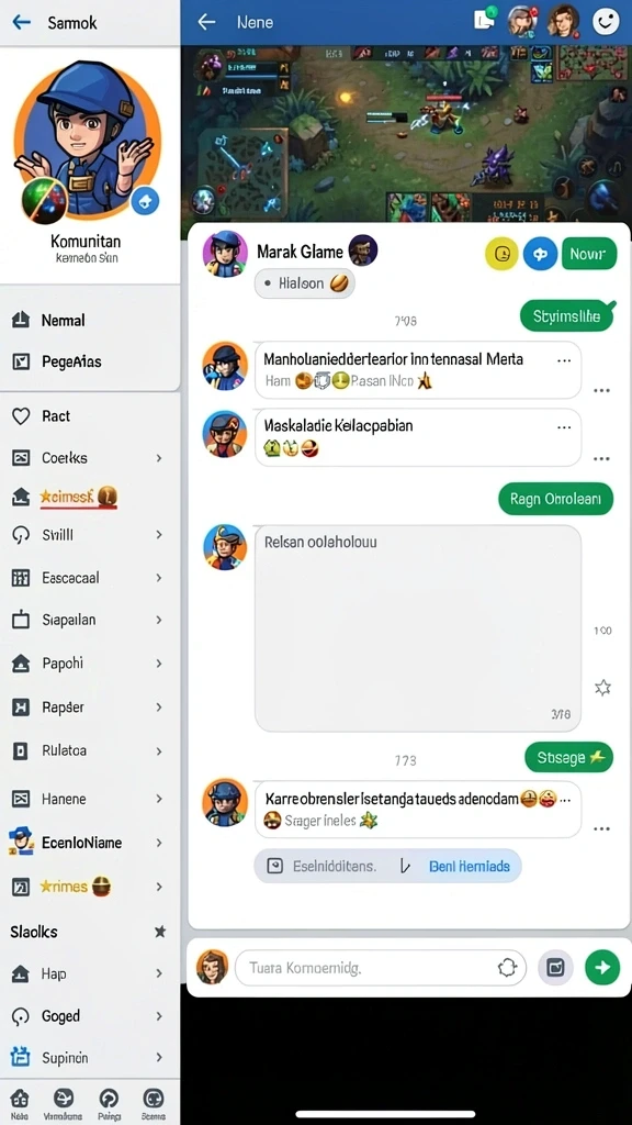 Tantangan harian yang menambah keseruan bermain.