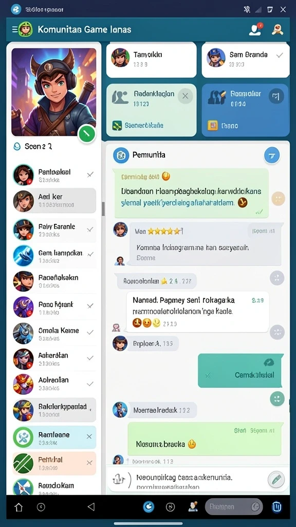 Tampilan antarmuka yang menarik dan user-friendly.