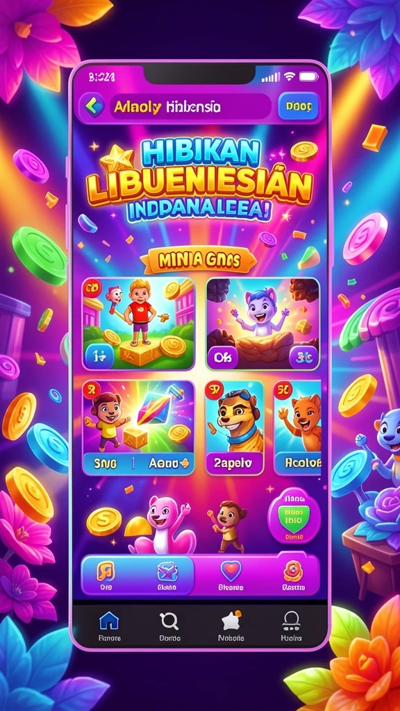 Tampilan level baru yang penuh dengan tantangan.