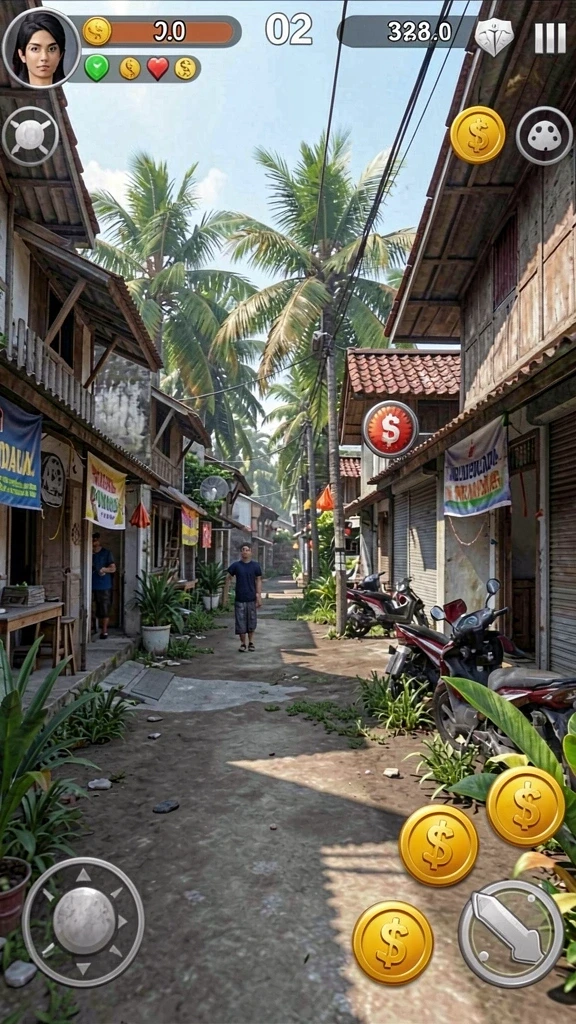 Gameplay yang mendebarkan dan penuh aksi.