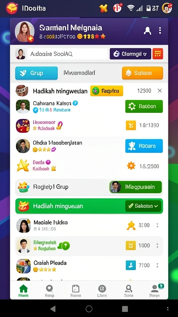Tampilan antarmuka yang menarik dan mudah digunakan.