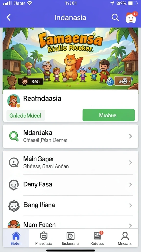 Tampilan antarmuka yang menarik dan mudah digunakan.