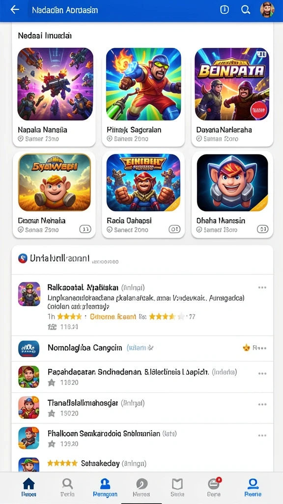 Karakter-karakter dengan desain unik dan menarik.