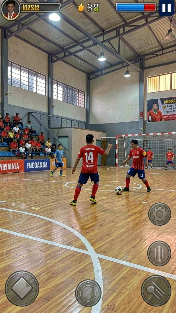 Tangkapan layar memperlihatkan suasana level yang menantang dan menarik.