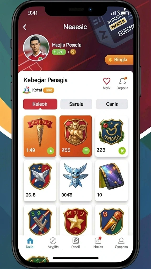 Tampilan antarmuka yang user-friendly.