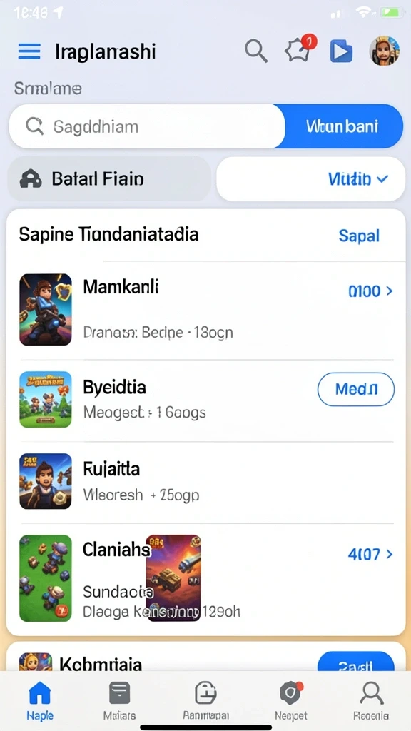 Berbagai pilihan permainan untuk semua pemain.